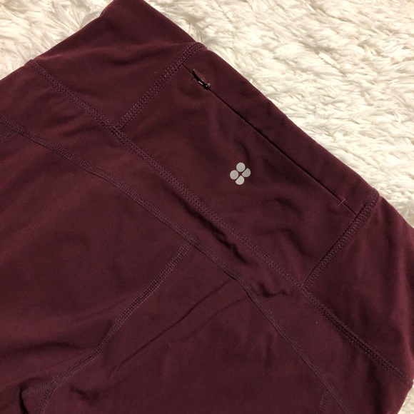 Sweaty Betty Burgundy Leggings Size Small EUC - Picture 7 of 9